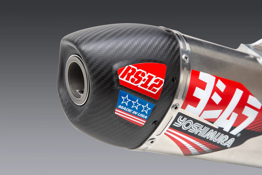 KTM/HUSQ 250/350 19-22 / GAS GAS MC 250F RS-12 Stainless Full Exhaust, w/ Aluminum Muffler