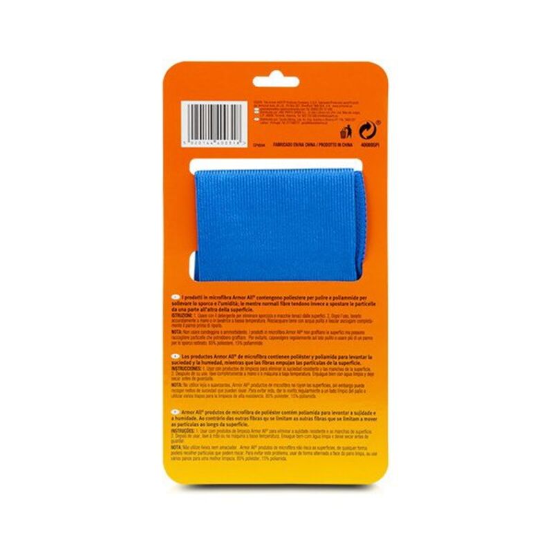 Towel Armor All AA40089SPI Microfibre Glass cleaner Blue-2
