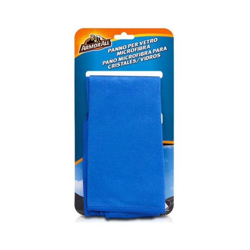 Towel Armor All AA40089SPI Microfibre Glass cleaner Blue-1