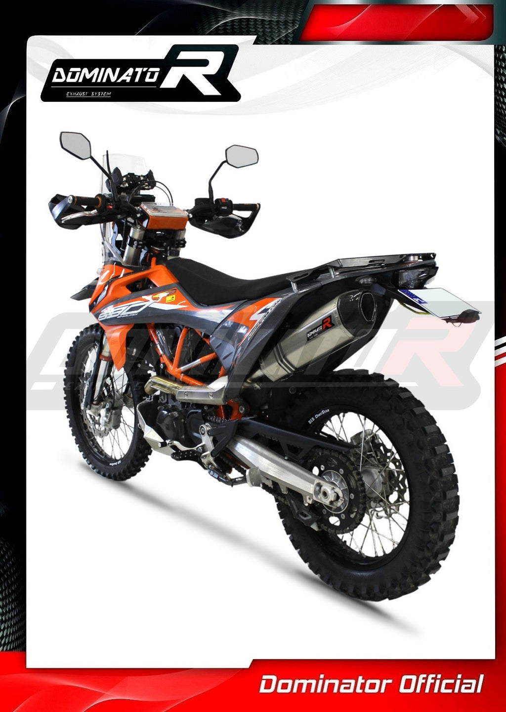 KTM 690 SMC R/Enduro R 2021 - 2023 Exhaust Silencer Muffler HP1 + dB killer medium