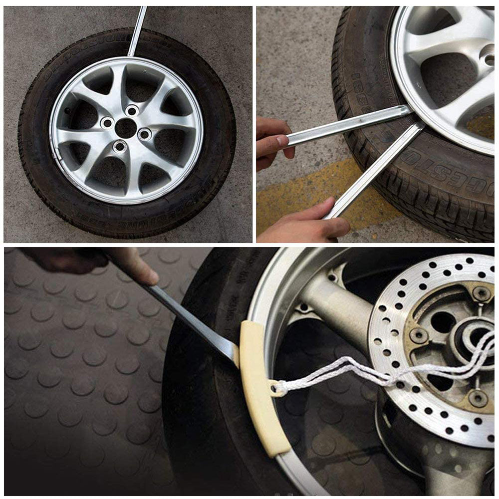 3 Pcs 10'' 250mm Tyre Levers Gear Tools Steel Tire Lever Dirt Bike Motorbike ATV-1