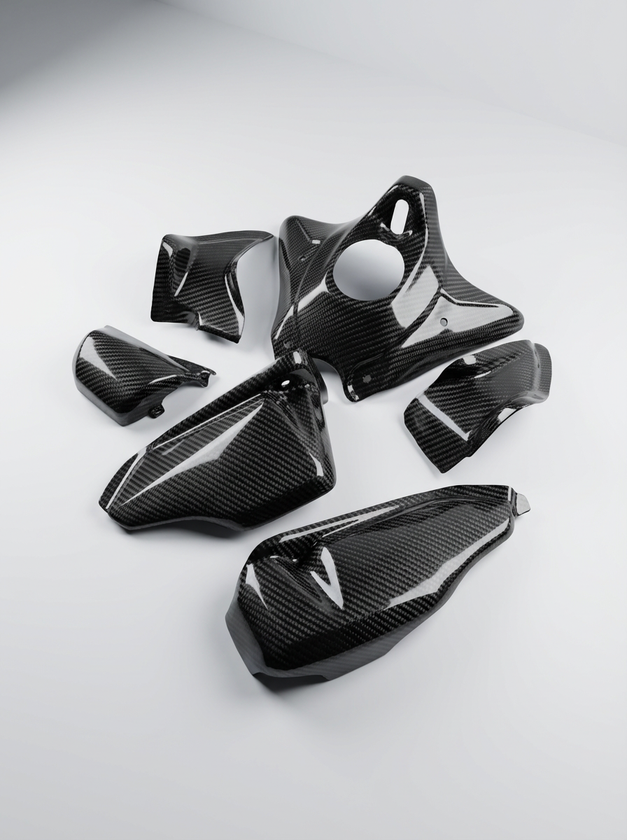 CARBON TANK COVER for KTM EXC-F 350 (EU - EUROPE MODEL) 2020- 2023