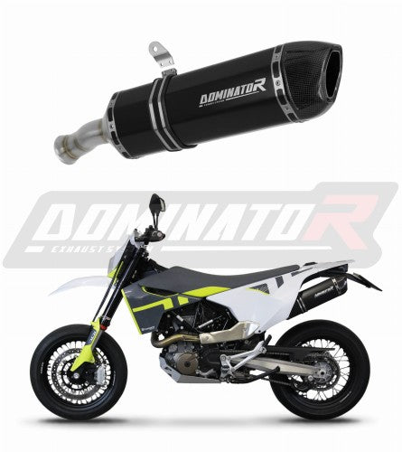 Husqvarna 701 SM Supermoto 2021 - 2023 Exhaust Silencer Muffler HP1 BLACK + dB killer
