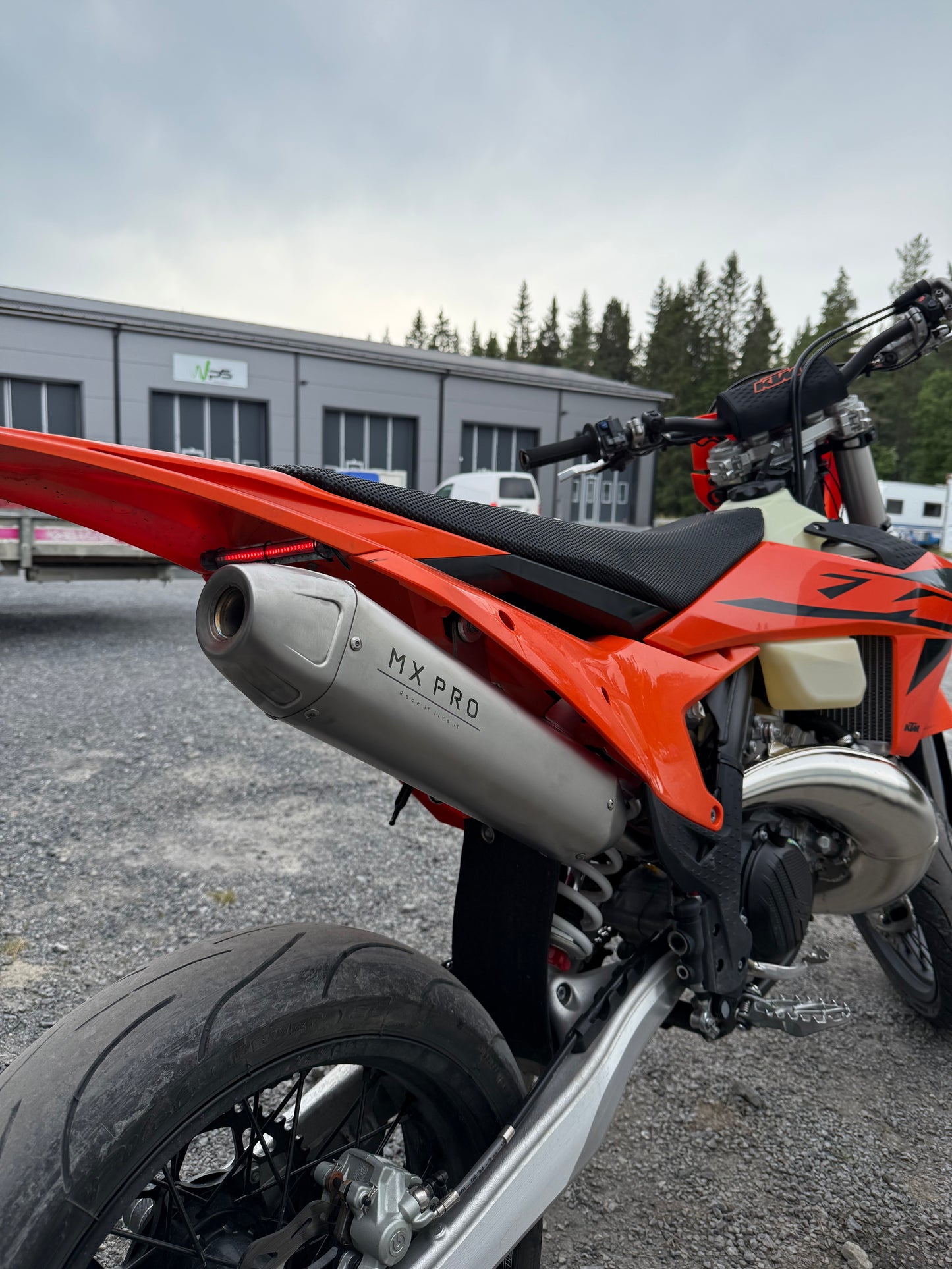 MXPRO ljuddämpare Ktm/Husqvarna 2t