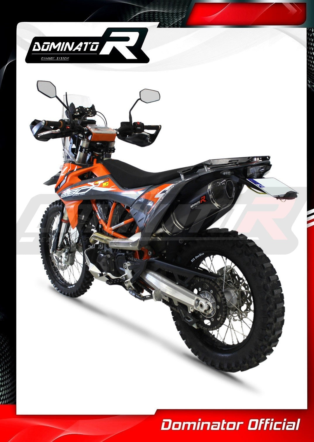 KTM 690 ENDURO R 2021 - 2023 Exhaust Silencer Muffler HP1 BLACK + dB killer medium