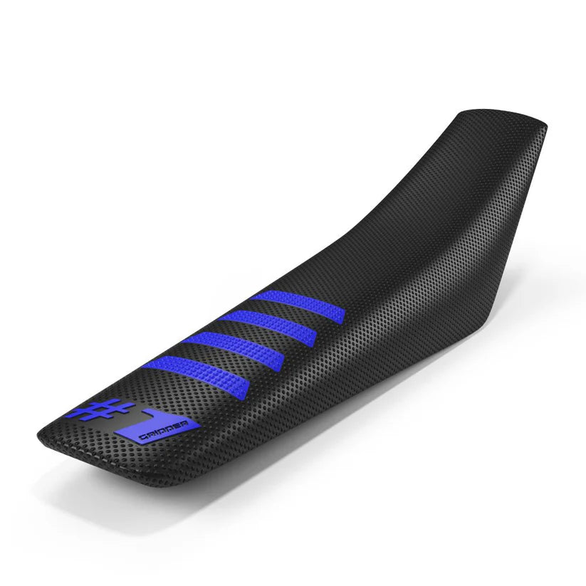 Onegripper Universal Seat Cover - Ribbed Black and Blue