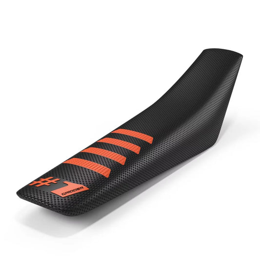 Onegripper Universal Seat Cover - Ribbed Black and Orange