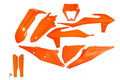 FULL PLASTIC KIT FOR KTM EXC-F 2020-2023
