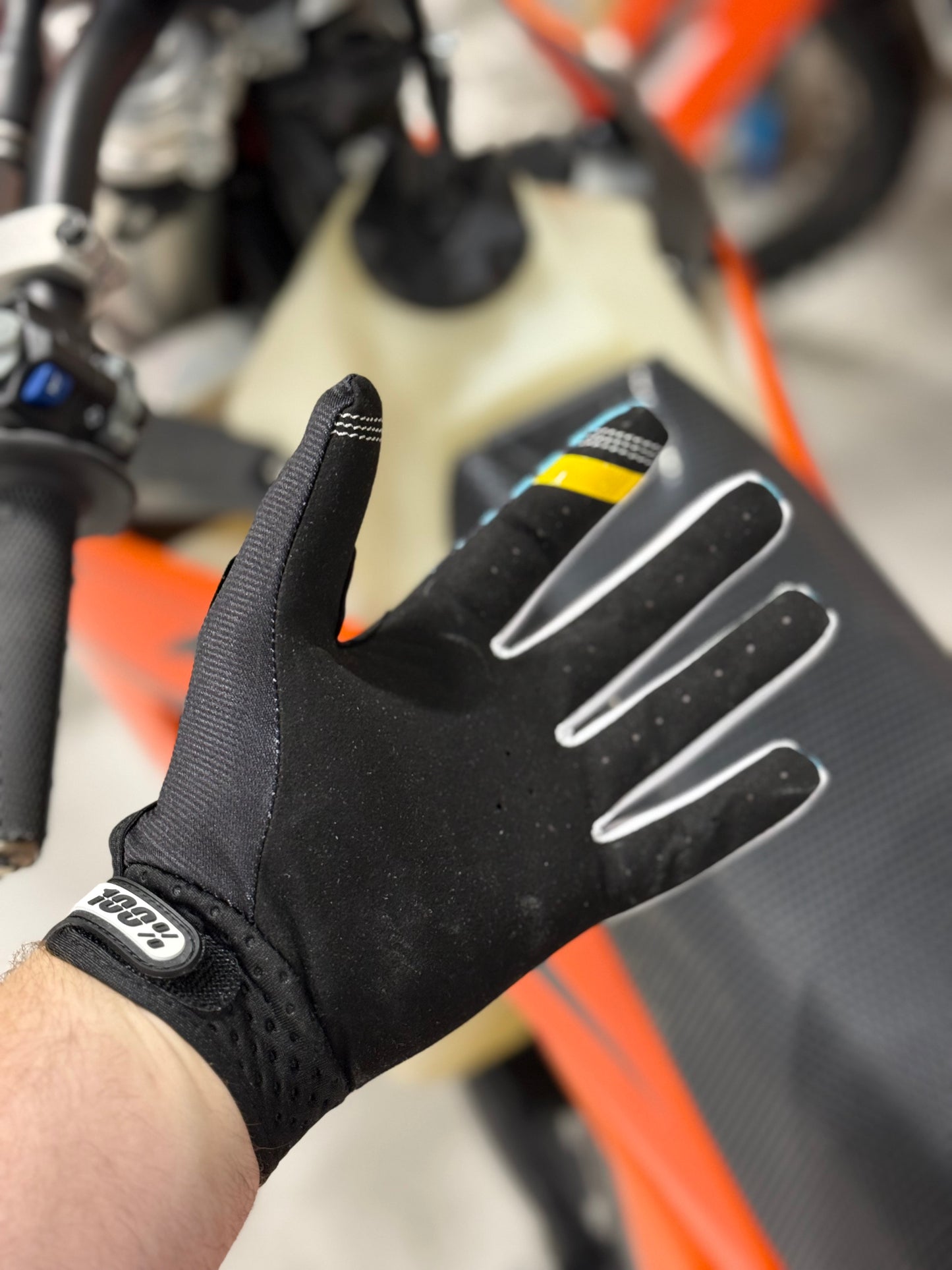 100% Cross/Downhill Handskar Ride Fit