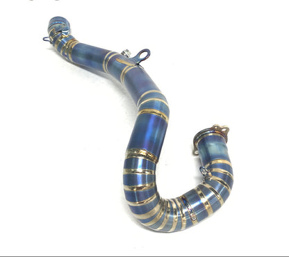 Avgasrör titan blåbränd KTM 2017-2019